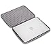 Runetz Sleeve for MacBook 12 inch Sleeve Neoprene Case with Accessory Pocket with Retina Display and fit Other Laptop up to 12 inch, Chevron Gray