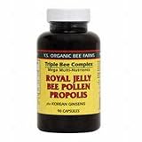 Triple Bee Complex - Royal Jelly Bee Pollen Propolis - 90 Capsules