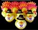 One Dozen (12) Thanksgiving Rubber Duck Party Favors