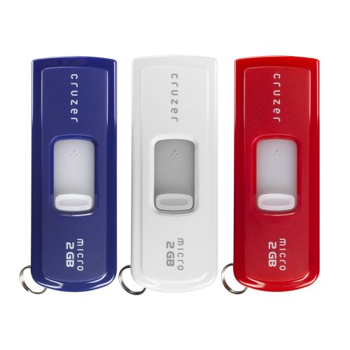 SanDisk 2GB Cruzer Micro 3-Pack Usb 2.0 (SDCZ6-2048-A11T)