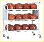 Champion Sports 24-Ball Double Wide Ball Storage Cart