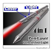 EXECUTIVE STYLE 4-in-1 Pen - Laser Pointer - LED Flashlight - PDA Stylus