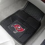 Tampa Bay Buccaneers Heavy Duty Vinyl Front Seat 2 Piece Car Mat Set