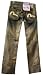 NWT Womens EVISU EU-ED Gold Covered Jeans Italy Size 32 Image