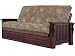 Cottage Futon 80957211162Q Richmond Oak Queen Size Futon Frame - Medium Oak - Mattress sold seperately