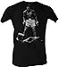 Muhammad Ali T-shirt Adult Ali Over Liston T-shirt (Large, Black)