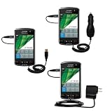 Deluxe Kit for the Blackberry Storm includes a USB cable with Car and Wall Charger - Gomadic Brand w/ TipExchange Technology