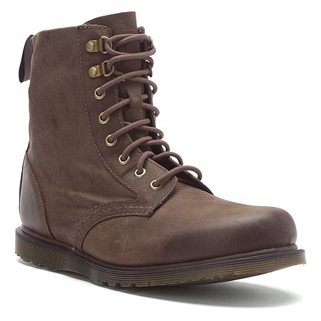 Dr. Martens Men's Dark Brown/Tan Javon 8 Tie Boot 6 B(M) UK