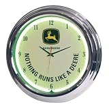 John Deere Neon Wall Clock - 0-5023