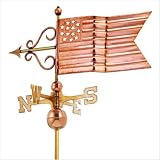 Good Directions 667P Flag Full Size Weathervane, Polished
