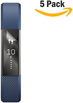 HamFire HD Clear Screen Protector for Fitbit Alta Fitness Tracker (5 pack)