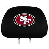 Team ProMark San Francisco 49ers Head Rest Covers - Set of 2