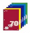 Mead&reg; Spiral&reg; One-Subject College-Ruled Notebook, One Notebook per Order, Color May Vary (05512)