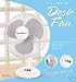 Signature 12 inch white Desk Fan