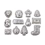 Farringdon Christmas Collection 12 Piece Tinplate Chocolate/Candy Moulds