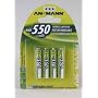 Ansmann NiMH Akku AAA Micro 550 mAh 4er Pack