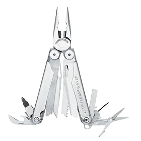 Leatherman New Wave Multitool with Leather/Nylon Combination Sheath