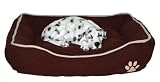 Cord - dog bed 30.7'' x 22.8'' x 5.5'' brown/beige #55167M