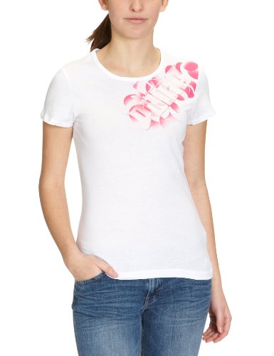PUMA Damen T-Shirt Advanced I, white-raspberry rose, XXL, 819178 02 Preisvergleich
