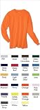 Hanes TAGLESS 6.1 Long Sleeve T-Shirt Safety Green L