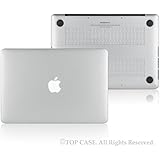 Top Case Clear Rubberized Hard Case Cover for Apple MacBook Pro 13.3" with Retina Display Model: A1425 and A1502 (NEWEST VERSION 2013) + Top Case Mouse Pad