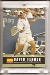 2005 Ace Authentic David Ferrer Spain #77 Tennis Card - Mint Condition - In Protective Display Case