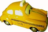 Chuck Fischer Collection Christmas in New York 6 Taxi ceramic figurine bank