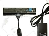 External Laptop Battery Charger for Toshiba Satellite L600, L600D, L600-15S, L600D-015S, L600D-07B, L600D07B / PA3178U-1BRS, PA3816U-1BRS, PA3817U-1BRS, PA3818U-1BRS, PA3819U-1BRS, PABAS227, PABAS228, PABAS229, PABAS230 Laptop Battery Rating 10.8V or 11.1V