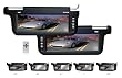 PYLE PLVSR10BK Pair of 10.2-Inch TFT/LCD Left and Right Sun Visor Monitors (Black Color)