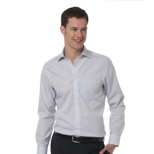 Seidensticker Herren Hemd/ Business 2000, Gr. 41 CM (L), Grau (30 hellgrau) Preisvergleich