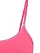 LE3NO Womens Basic Solid Fitted Cami Crop Top with Stretch