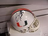 Gino Torretta Miami Hurricanes Signed Mini Helmet W/coa - Autographed College Mini Helmets