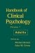 Handbook of Clinical Psychology: Adults v. 1