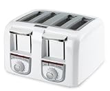 Review Black & Decker T4500 / Black & Decker T4500 4-Slice Toaster, White