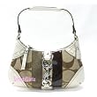 Coach Signature Hampton Small Hobo Handbag - 100% Genuine Coach Purse