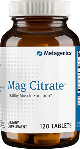 Metagenics mag citrate tablets, 120 count