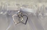 Hortense B. Hewitt Wedding Accessories, Brides Garter, Linked at the Heart, White