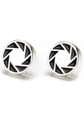 Valve womens Portal 2 Aperture 80s Logo Earrings Standard