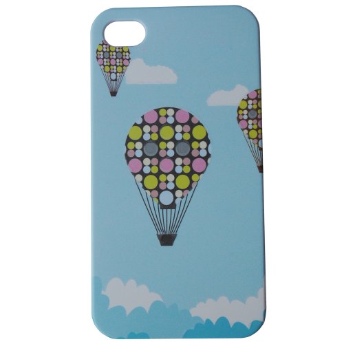 Meaci® Iphone 4 4s Pc Case Unique Cute Animal Fire Balloon Smooth Wear-resisting&anti-fingerprint Touch Sense Pattern 1x Free Anti-dust Plug Stopper-random Color (Viii)