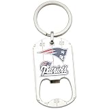 New England Patriots Dog Tag Bottle Opener Keychain