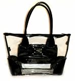 Nine Co Yours Clearly Black Clear Tote Bag