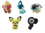 Pokemon D&P Johto Plush doll set