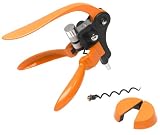 Oenophilia Tangerine-Orange OenoPull Wine Opener with Foil Cutter