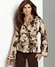 Jones New York Petite St. Petersburg Floral Silk Blouse