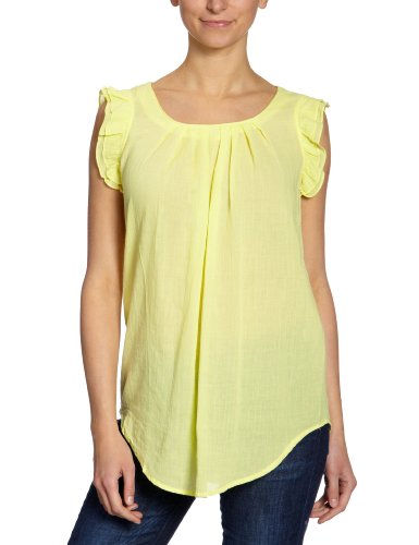 VERO MODA Damen Bluse, 10076876 Goodie Capsl. Zunic, Gr. 38 (M), Gelb (LIMELIGHT) Preisvergleich