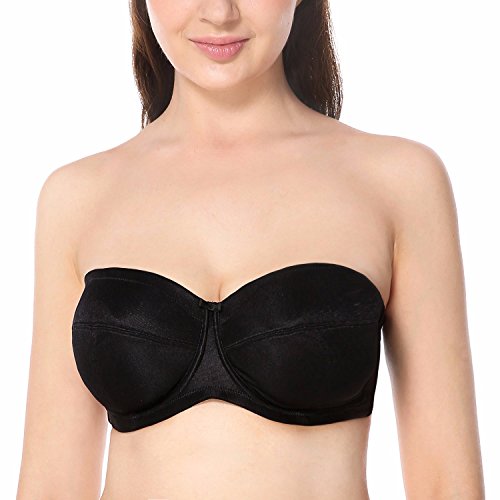 La Isla Women's Underwire No Padding Ultra Support Convertible Strapless Bra