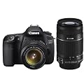 Canon EOS 60D Digital SLR Camera including EF-S 18-55 mm f/3.5-5.6 IS II and EF-S 55-250mm IS II Lens Kit