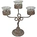 Lyon Antique Metal Candelabra For Small Pillar Candles