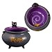 Grasslands Road Pretty Wicked Black Cat and Cauldron "Treats" Candy Bowl