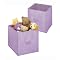 Whitmor Collapsible Cubes Set of 2 - Purple (14")